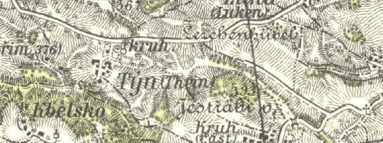 Za povšimnutí stojí, že u Týna stála cihelna s komínem s místním názvem kruh.